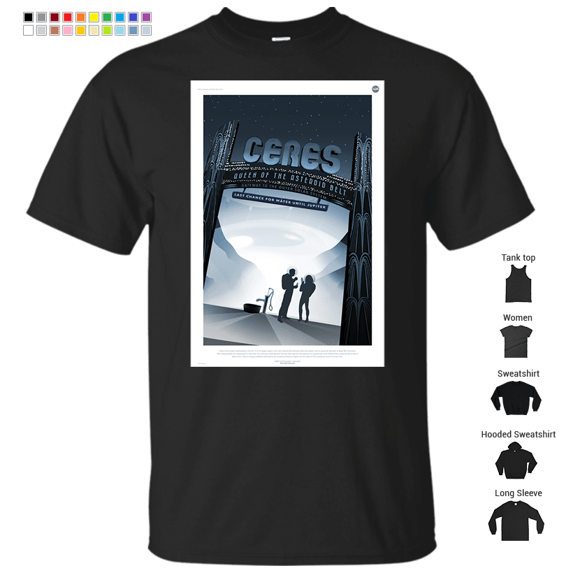 Ceres: Queen of the Asteroid Belt T-Shirt